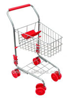 Mini chariot en acier pour enfants usine directe petite taille Shopping poussette jouet pour faire semblant de jouer et jouets d'épicerie pour jeu poupée landau