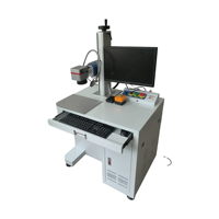 Nouvelle machine de marquage laser à fibre haute précision 20W 30W 50W refroidie par eau pour plastique, verre, céramique, semi-conducteurs et matériaux non métalliques