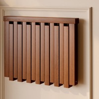 Banc à chaussures mural pliable en bois massif moderne, écologique et durable, avec chaise dissimulée, pour villa, appartement, hôtel
