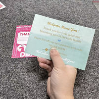 Cartes de vœux personnalisées Xty à faible MOQ avec impression numérique et estampage à chaud sur papier couché, logo/design graphique personnalisé accepté, Guangdong