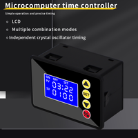DC 12V 24V AC 110V-220V Pengontrol Waktu Mikrokomputer Timer Digital Terprogram Saklar Tunda Modul Relay LCD Relay Pengatur Waktu