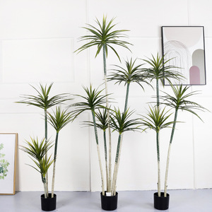 Bonsái Artificial de Dracaena Fragrans de 1.3m, 1.5m, 1.8m de Altura, Simulación Realista, Árbol Decorativo de Interior, Adorno de Suelo, Decoración para Bodas y Hogar - Product Image 2