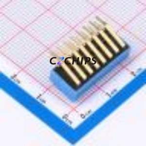 DA-08BP DIP Switch Through hole Component (THT) Switch ( Number of Switch Sections: 8 )( Lead Spacing: 2.54mm )( Color: Blue ) - Product Image 2