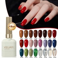 XEIJAYI Vernis à ongles en gel UV Fournitures pour ongles Peinture à ongles Norme européenne Sans TPO HEMA OEM ODM Vente en gros Bouteille de lait