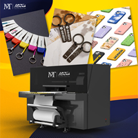 Imprimante UV hybride compacte MTuTech pour le cuir, conçue pour l'impression sur supports rigides et flexibles et sur articles promotionnels