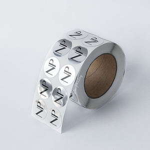 Stiker cermin PVC mewah dengan perak/emas Foil tebal merekat sendiri untuk kemasan kosmetik kelas atas - Product Image 5