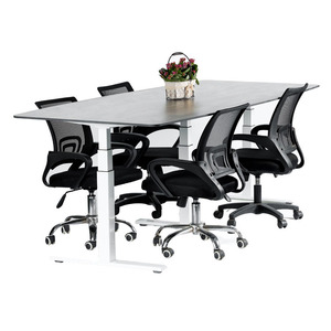 angolo elettrico segretario ricezione tavolo ufficio moderno scrivania regolabile in altezza - Product Image 2