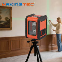 Niveau laser croisé mini à faisceau vert pour la rénovation de la maison