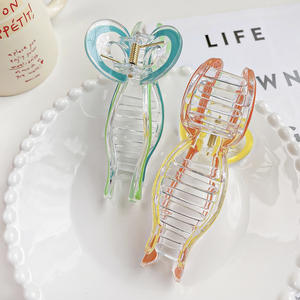 彩色11厘米蝴蝶结爪夹优雅13厘米巨型蝴蝶结发饰电脑和塑料材质女孩发饰 - Product Image 6