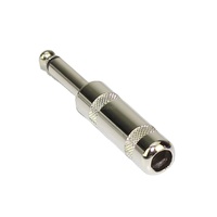 Prise audio métallique mono/stéréo 6,35 mm 1/4 pouce pour guitare