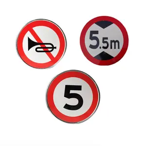 Traffic Control Stop Arrow Slow Left Right Turn Sign Traffic Warning Sign Signage Traffic Safety Road Street Parking Sign