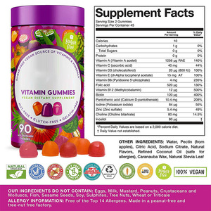 Supplément Immunitaire Keto Prue Gommes Multivitamines Végétaliennes à la Biotine avec <span class=keywords><strong>Vitamine</strong></span> <span class=keywords><strong>C</strong></span> <span class=keywords><strong>D3</strong></span> <span class=keywords><strong>et</strong></span> <span class=keywords><strong>Zinc</strong></span> - Product Image 3