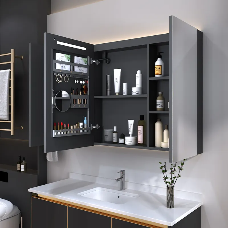 Waterproof Bathroom Vanity Light Fixtures Modern Bathroom Vanity Cabinet With Sink Wall Mounted
