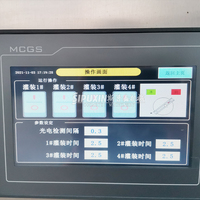 Machine de remplissage de parfum Sipuxin 4 têtes à pression négative Composants de base PLC Remplit l'huile dans l'emballage en verre Parfum aux phéromones