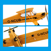 Avion planeur télécommandé 2,4 GHz avec moteur brushless, léger, jouet drone pour entraînement de vol stable en extérieur