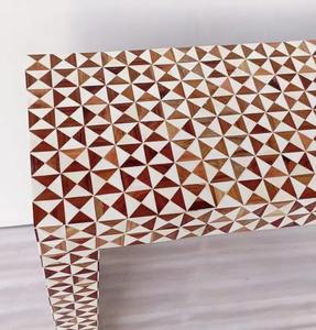 Mesa de Centro de Diseño con Incrustaciones de Hueso, Mesa Tradicional Hecha a Mano con Incrustaciones Artísticas a Precio de Mayoreo - Product Image 6