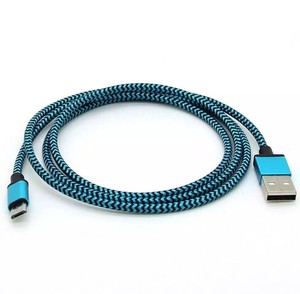 Cable <span class=keywords><strong>cargador</strong></span> de datos de carga rápida USB trenzado de nailon con <span class=keywords><strong>cabeza</strong></span> de Metal de 2M y 6 pies para <span class=keywords><strong>iPhone</strong></span> X <span class=keywords><strong>11</strong></span> 12 13 Pro Max 2M cables trenzados de nailon - Product Image 2
