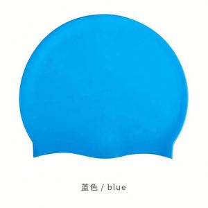 Bonnets de bain en silicone unisexes pour adultes, imperméables, écologiques, durables, pour cheveux longs, design personnalisable - Product Image 5