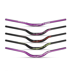 Poignée d'hirondelle en alliage d'aluminium guidon de <span class=keywords><strong>VTT</strong></span> <span class=keywords><strong>vtt</strong></span> 31.8*780mm 25/55mm <span class=keywords><strong>vitesse</strong></span> de levage guidon de vélo de fond - Product Image 1