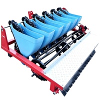 Semoir à ail à quatre roues, Planteuse d'ail à six rangs, Planteuse d'ail entièrement automatique, Semoir à dix rangs