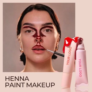 Etiqueta privada <span class=keywords><strong>Genifique</strong></span> Foundation 10ml líquido mejilla Color tinte maquillaje naturaleza Material rojo rosa pigmento tinte cosmético temporal - Product Image 1