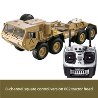 2.4G sans fil 1/12 rapport 4X4 roue motrice camion militaire remorque modèle 8RC télécommande jouet