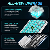 Clavier de jeu MADLIONS MAD60 V2 MAD68 V2 à effet Hall, 0,001 mm RT, taux de polling 8K, interrupteurs magnétiques RGB à échange à chaud