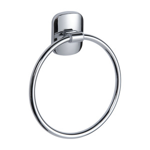 Walter Bath Hardware Set Chrome Wall-Mounted Six-Piece Bathroom Kit Towel Rack Tissue Holder Towel Ring Soap Dish - Product Image 4