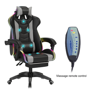 Chaise de jeu <span class=keywords><strong>imperator</strong></span> works bleue d'occasion, avec fonction de massage et d'éclairage LED - Product Image 6