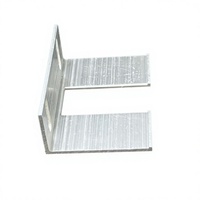 Pendentif rectangulaire en alliage d'aluminium pour fabricants de murs rideaux, combinaison mère-enfant, pendentif en alliage d'aluminium SE.
