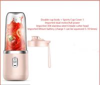 Leverancier Draagbare Mini Elektrische Fruit Smoothie Blender Sap Extractor En Food Processor Machine Voor Thuisgebruik