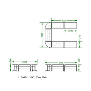 <strong>Malaysia</strong> High End Modern LERO Series Conference Meeting <strong>Table</strong> Hot Deal Meeting Desk High Quality Factory Direct Meeting <strong>Table</strong> - Product Image 6