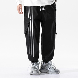 Larga Bolsillo grande pantalones <span class=keywords><strong>de</strong></span> algodón <span class=keywords><strong>de</strong></span> los hombres pantalones casuales pantalones <span class=keywords><strong>de</strong></span> carga - Product Image 5
