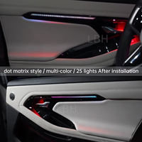 Pour 2020-2023 Land Rover Range Rover Evoque L551 Multi Couleurs Atmosphère Lampe LED barre Lumineuse Intérieur Lumière Garniture Lumière Ambiante