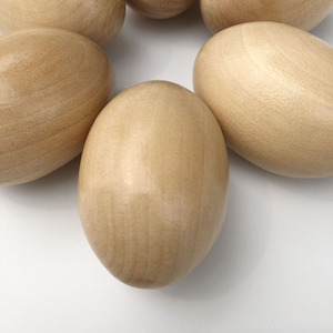 Hot Sale Wooden <strong>Egg</strong> Real Wood <strong>Egg</strong> <strong>Egg</strong> Shape Crafts - Product Image 2