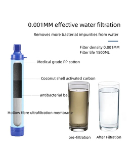 Filtre à <span class=keywords><strong>eau</strong></span> portable de survie <span class=keywords><strong>pour</strong></span> le camping et la randonnée en extérieur - Product Image 6