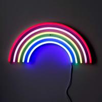 Nuovo Carino Arcobaleno Neon Sign LED Dell'arcobaleno Della Lampada Della Luce per Dorm Decor Arcobaleno Decorazione Della Lampada Al Neon Della Decorazione Della Parete Di Natale Al Neon lampadina Tubo