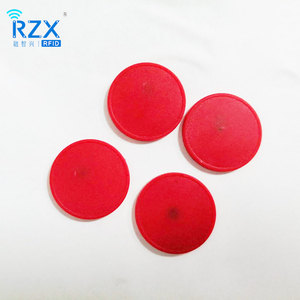 <strong>HF</strong> <strong>MIFARE</strong> Classic 1K 13.56Mhz RFID ABS Coin Tag Adhesive RFID Sticker - Product Image 5