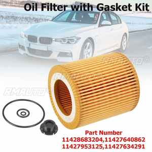 Filtre à huile moteur 5 pièces pour BMW N20 N26 Séries 1 2 3 4 5 Z4 328i F30 320i 428i 528i 228 X1 X4 11427640862 11428683204 - Product Image 1