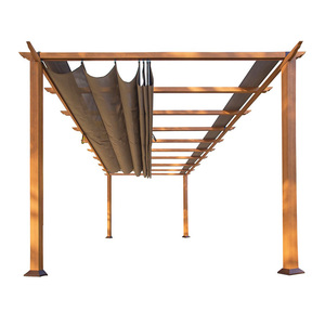 Topwindow-toldo retráctil deslizante para jardín, parasol de Metal para <span class=keywords><strong>techo</strong></span> eléctrico, luces de bricolaje, pérgola, 3x4m - Product Image 5