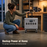 Générateur solaire à charge rapide 350W 700W 1200W 2KW 3KW 3600W 6KW, station d'alimentation portable au lithium pour le camping en extérieur