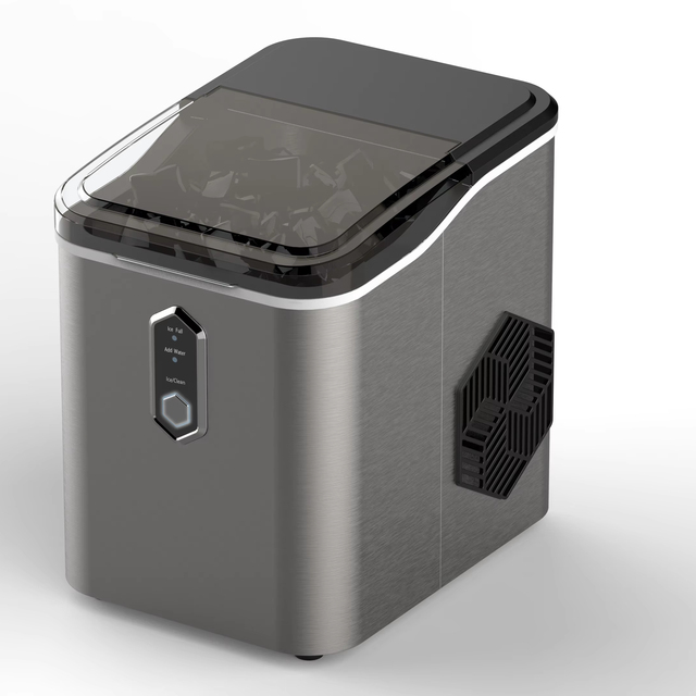 Mini Portable 15kg Countertop Ice Maker Machine Automatic Electric Nugget Ice Cube Maker for Household