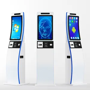 Supermarket Touch Screen Automated Self-service Checkout Payment Kiosk Machines Queue Ticketing System