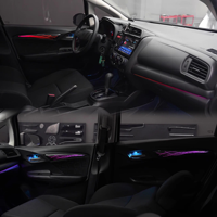 SJC Nouveau style de lumières d'ambiance ciel étoilé pour Honda 2014-2020 Fit GK5, systèmes d'éclairage d'amélioration de l'intérieur, accessoires