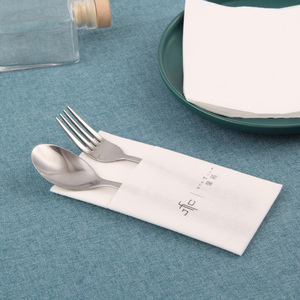 <span class=keywords><strong>Serviettes</strong></span> de table jetables en papier Airlaid blanc 1 pli, faites à la main, de luxe, personnalisées, écologiques, <span class=keywords><strong>pré</strong></span>-<span class=keywords><strong>pliées</strong></span>, pour mariage, 50/paquet - Product Image 3