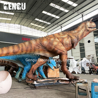 Simulation d'intérieur de modèle de dinosaure mécanique animatronique grandeur nature pour l'utilisation éducative ou de jardin d'aéroport de maternelle