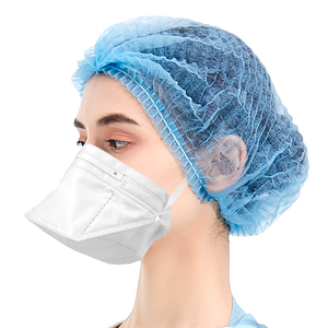 Hubei Haixin N95 <span class=keywords><strong>Masque</strong></span> respiratoire jetable résistant aux particules <span class=keywords><strong>FFP2</strong></span> Canard Bill Forme en V avec masques médicaux à boucle d'oreille à nouer blanc - Product Image 5