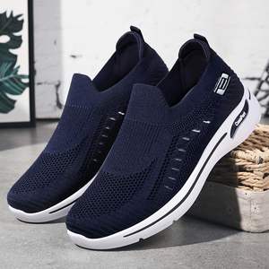 Light Weight New Style Women Leather Shoes Hard-wearing Walking Stylish Sock Sneakers - Product Image 1