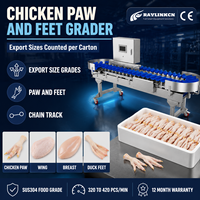 Calibreuse Pondérale Industrielle Acier Inoxydable 304 Manipulation en Douceur pour Pattes de Poulet Goulottes Multi-Sorties
