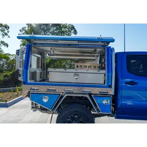 2024 nuevo 4wd aluminio Camper camioneta Camping Ute bandejas toldos camioneta UTE dosel para la venta